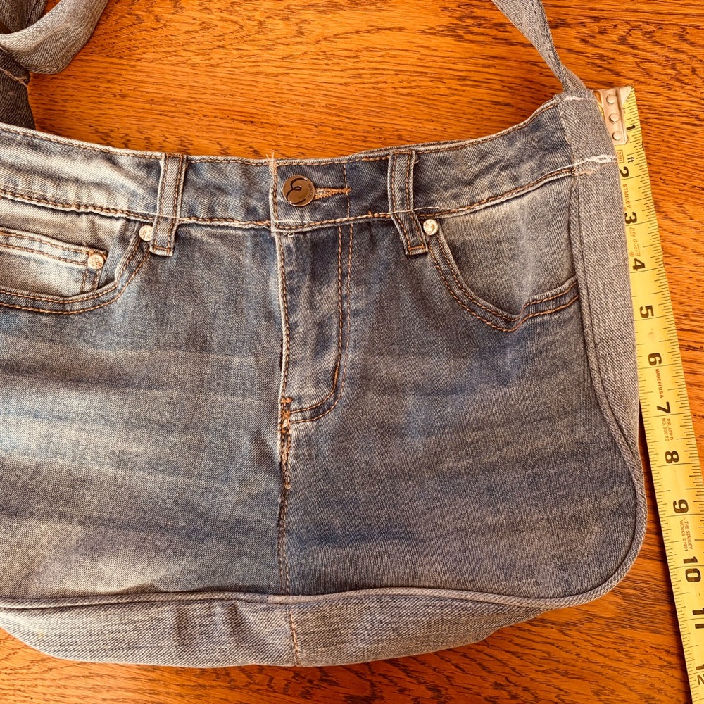 Earl Made with Love Upcycled Denim Tote Bag - Eco-Friendly Handmade Purse